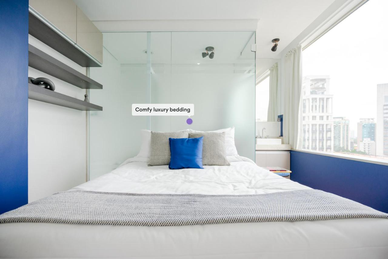 Ap Com Academia, Piscina E Sauna No Predio, Proximo A Faria Lima - Vila Olimpia Apartman São Paulo Kültér fotó